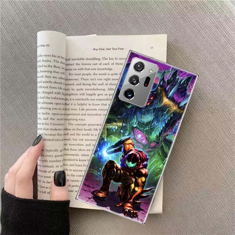 Game M-METROID Phone Case For Samsung Galaxy S25 Edge S24 S23 FE S22 S26 Ultra S21 S20 S10 Plus Capa Soft