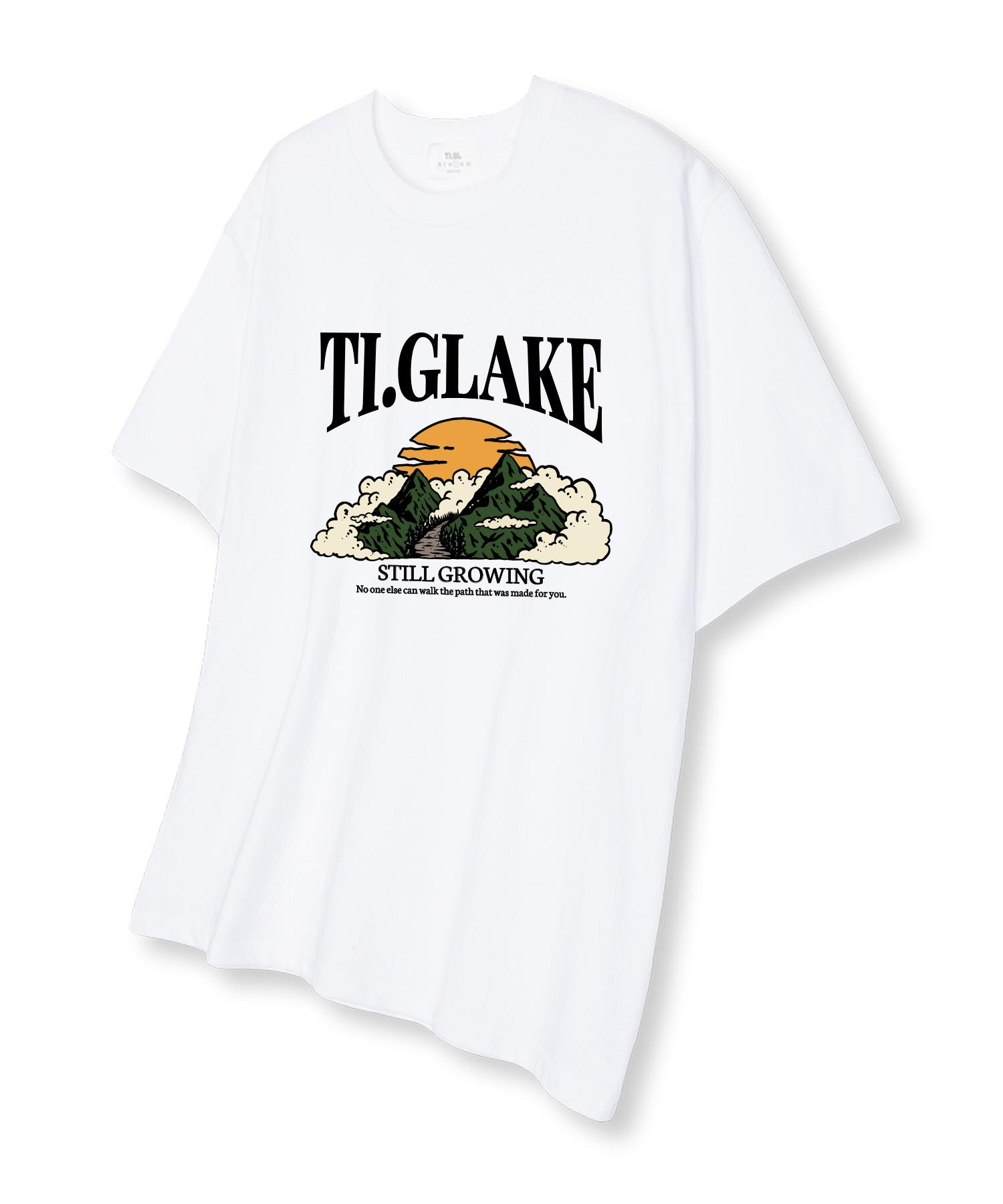 Tee Glake Growing Oversized Short Sleeve T-Shirt White L