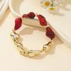 B148 Bohemian New Exaggeration Retro Design Good-looking Bracelet Gorgeous Acrylic Colored Bead Women's Bracelet Exquisite