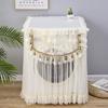 1PC Polyester Universal Washing Machine Cover Breathable Drum Type Washing Machine Transparent Dust Cover Lace Tulle