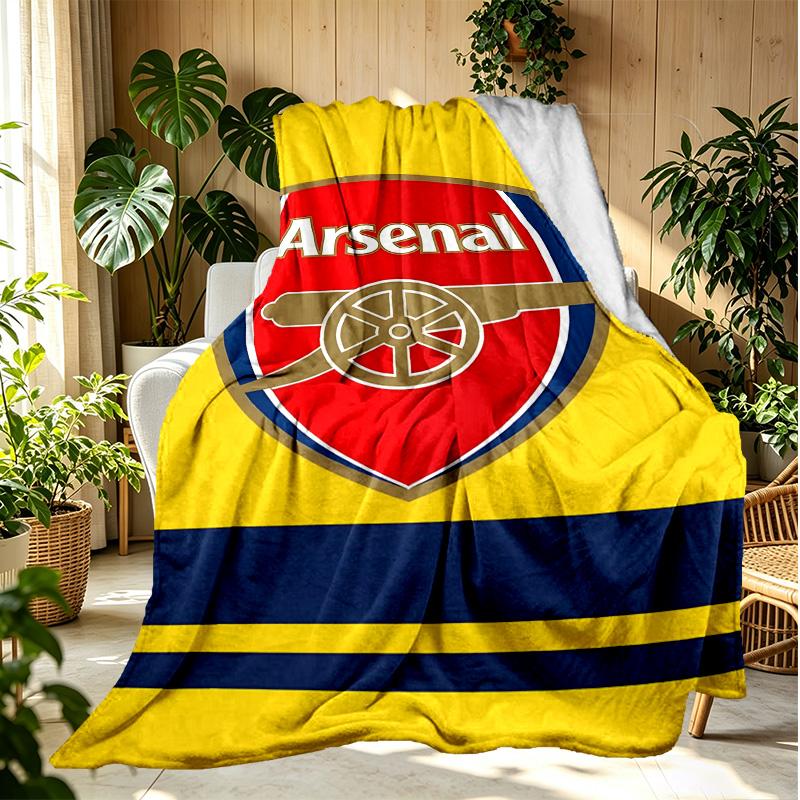 Football team.C Pattern Blanket for Home Decoration, Bed, Sofa, Car Travel, Camping, Suitable for All Seasons, Birthday Christmas Gift