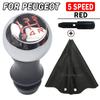Gear Shift Knob Sports Lever 5 6 Speed For Peugeot 106 206 306 406 107 207 307 407 301 308 2008 3008 1007 Citroen C2 C3 C4