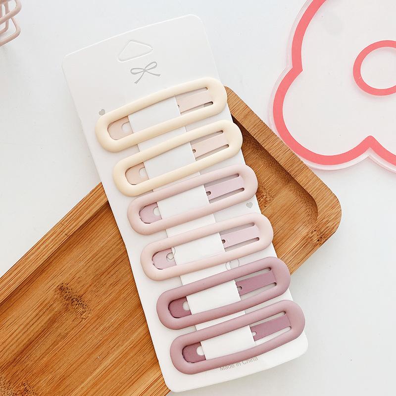 Hochwertige Mattierte Ovale Basis-Haarnadeln Damen Mädchen Haarspangen Nadeln Haarspangen Accessoires Haarspange Haargreifer Kopfschmuck