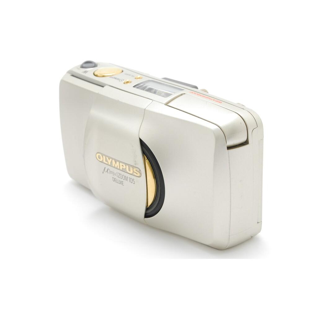 Used NEAR MINT Olympus Mju ZOOM 105 DELUXE 35mm Film Point and Shoot Camera