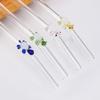 Reusable Drinking Straws Transparent Tea Coffee Straw Creative Straight Bend Straws  Bar Tool