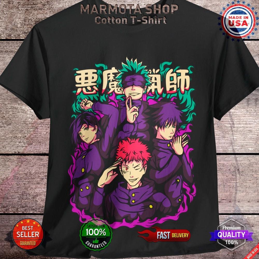 Gojo Satoru Nobara Itadori Jujutsu Kaisen T-Shirt Anime Japanese Tee Shirt JJK