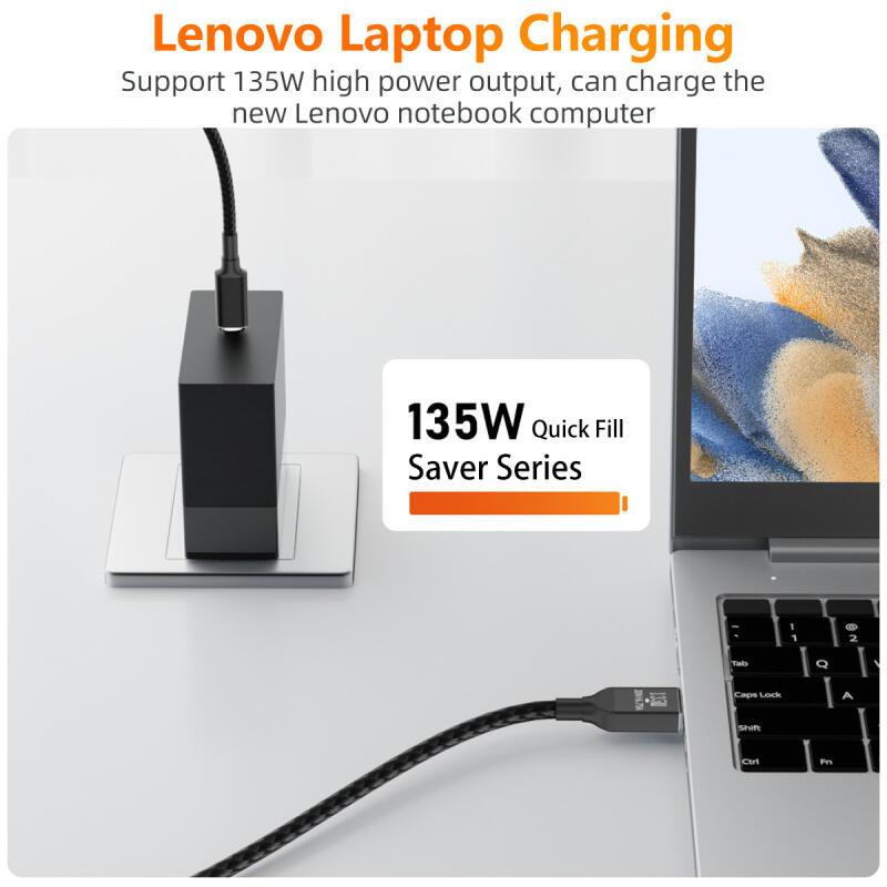 HdoorLink PD 135 Вт Зарядное устройство Type-C USB-C в USB-переходник для зарядного устройства для быстрой зарядки Кабель-адаптер Шнур для Lenovo Legion Y9000P Y9000K Y7000