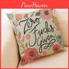 Luxurious Cotton Linen Decorative Pillow Case Cushion Cover With Antique Style