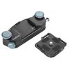 Andoer Clip di montaggio con pulsante con fibbia per cintura in vita per fotocamera a sgancio rapido in metallo per Canon Nikon Sony