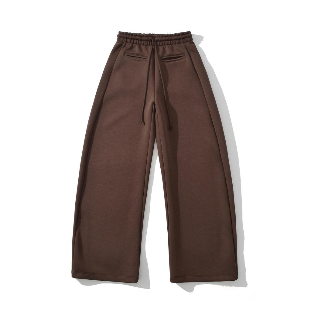 Lazy Style Spicy Girl Wide Leg Drawstring Pants - Elastic Waist, Loose Fit, Casual American Sportswear for Women
