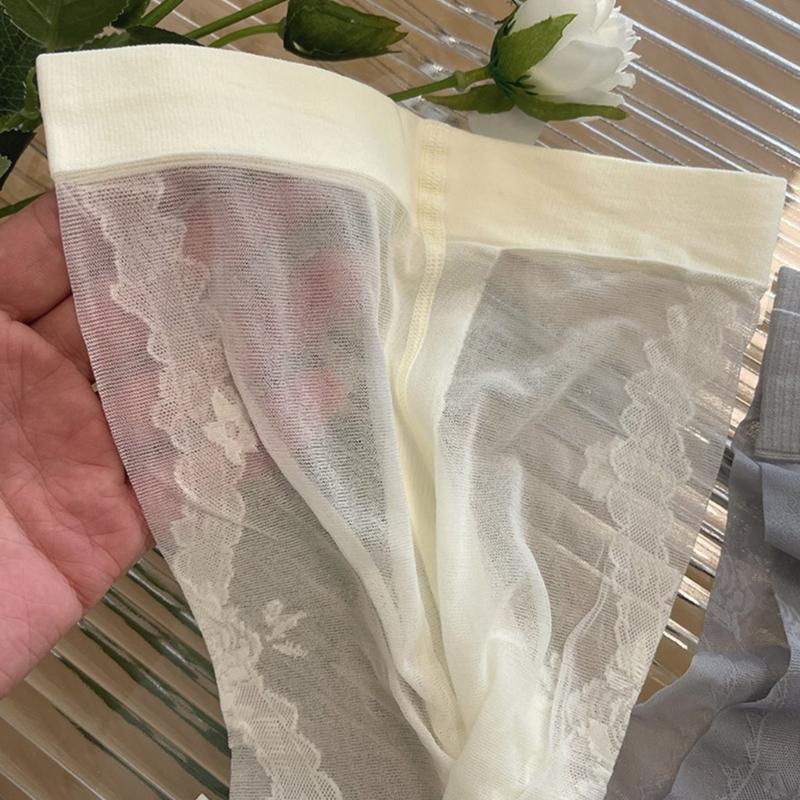 Sexy See Through Tight Pantyhose for Women-Lolita Floral Stockings High Elasticity Leggings Japanese Style Stockings Ins
