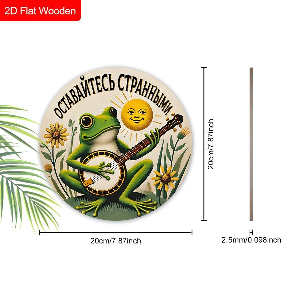 2D Flat Wooden Hanging Decorative Signs, Family Wall or Door Decoration, Garden Decoration, Housewarming Gifts for Friends