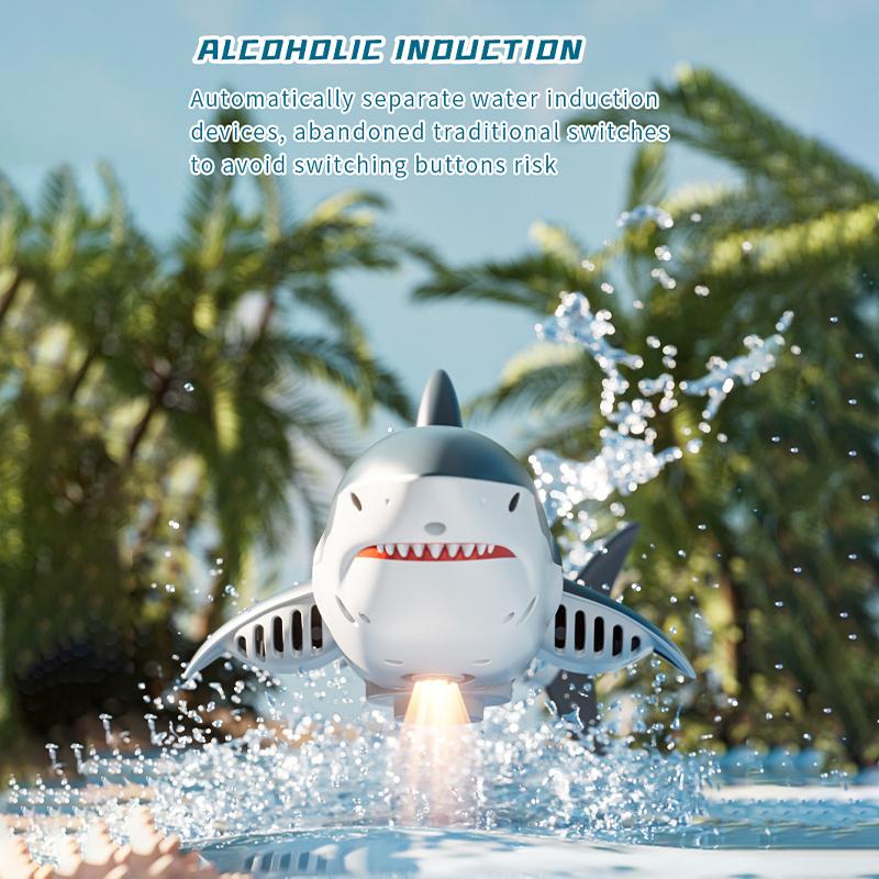 2.4G Remote Control Shark Toy With 4K Hd Camera Smart Rc Shark Whale Spray Water Toy Remote Controlled Boat Ship Submarine Robot