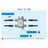2/3/4 Way Tv Antenna Satellite Splitter Coaxial Cable Antenna Cable Tv Signal Splitter F-Type Socket Female Connector