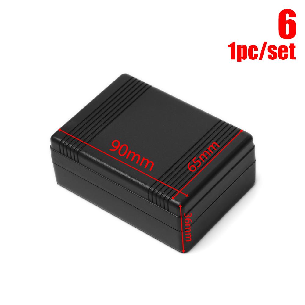 Waterproof ABS Plastic Project Box Storage Case Housing Instrument Case Black Enclosure Boxes Electronic Supplies High Quality