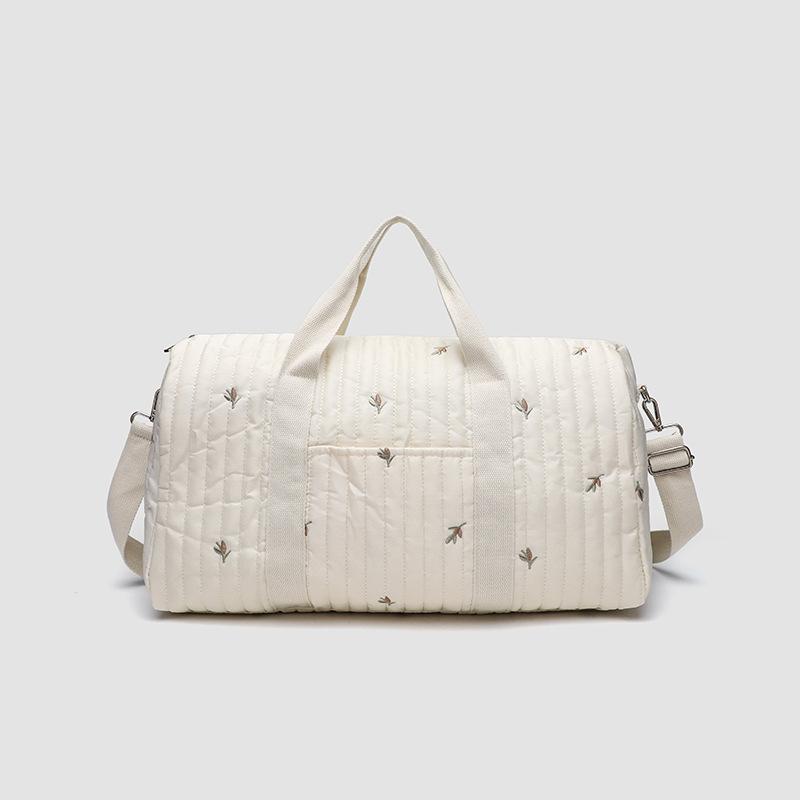 Embroidered Mommy Bag Travel Storage Bag Portable Mother and Baby Travel Mom Bag