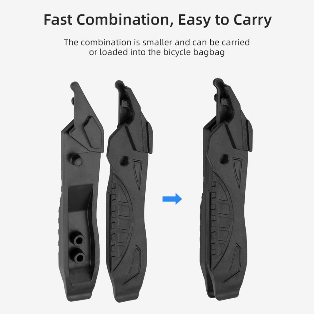 Portable Bike Chain Repair Tool Bicycles Chain Hook and Tire Levers Combo Tool Bicycles Tire Pry Bar Removal Tool