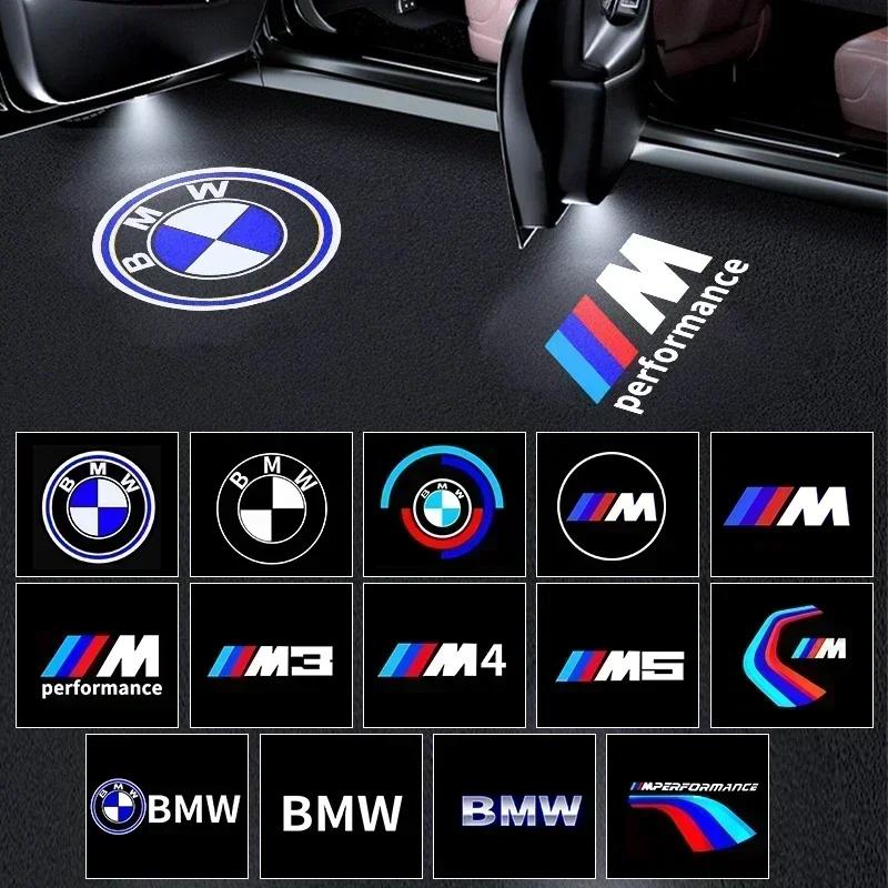 E90 2X Car Led Door Welcome Lights Logo Projector For BMW E90 E92 M3 E60 E61 E65 F01 F02 F10 F30 F48 G30 G38 X1 X2 X3 X4 X5 X6