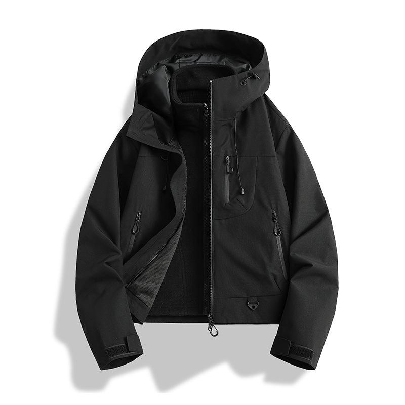 Petite Women's 2025 Outdoor 3-in-1 Waterproof Windproof Winter Mountaineering Jacket