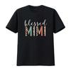 Blessed Mimi Cute Leopard Print T Shirt Vintage Washed Stretched Stylish Slightly Versatile Unisex Streetwear Homme Graphic