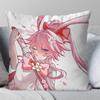 Evanescia Honkai SStar Rail Anime Pillow Case Fashion Square Pillowcase Bedroom Sofa Room Ins Decoration Leisure
