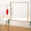 Tufting Rack Poke Rack Tufted Frame Blanket Weaving Gun Rack, Homemade Solid Wood Frame