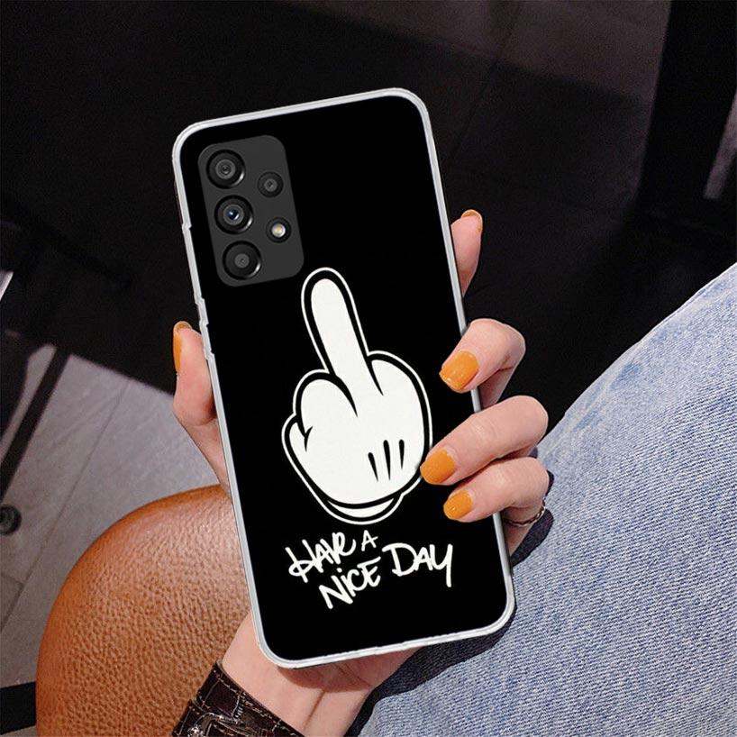 

Middle Finger Phnoe Case for Samsung Galaxy A17 A37 A57 A16 A26 A36 A56 A15 A14 A13 A55 A54 A53 A35 A34 A33 A25 A24 A23 A52 Gala Samsung A07