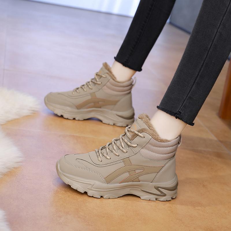 Autumn/Winter Cotton Shoes High-top Women's Winter Boots Lightweight Outdoor Women's Snow Boots