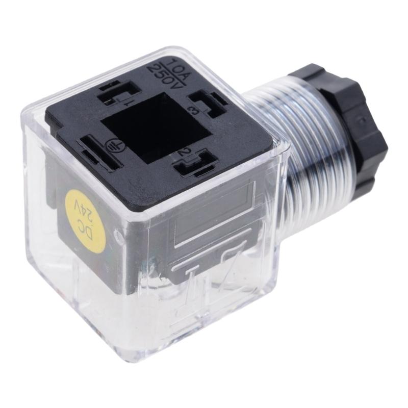 Professional Solenoid Coil Plug Effective Hydraulic Valved Plug Works With Multiple Valved Types Upgrading Accessories