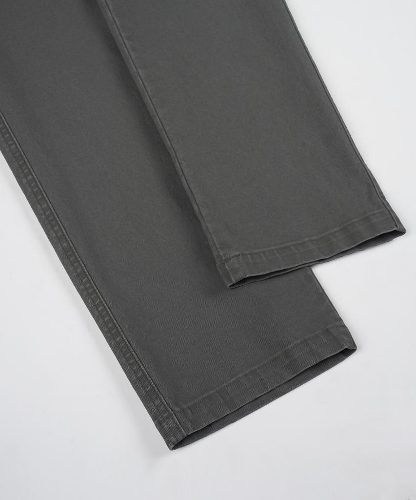 BIRBANTE Garment-Washed Spandex Chino Pants - Gray
