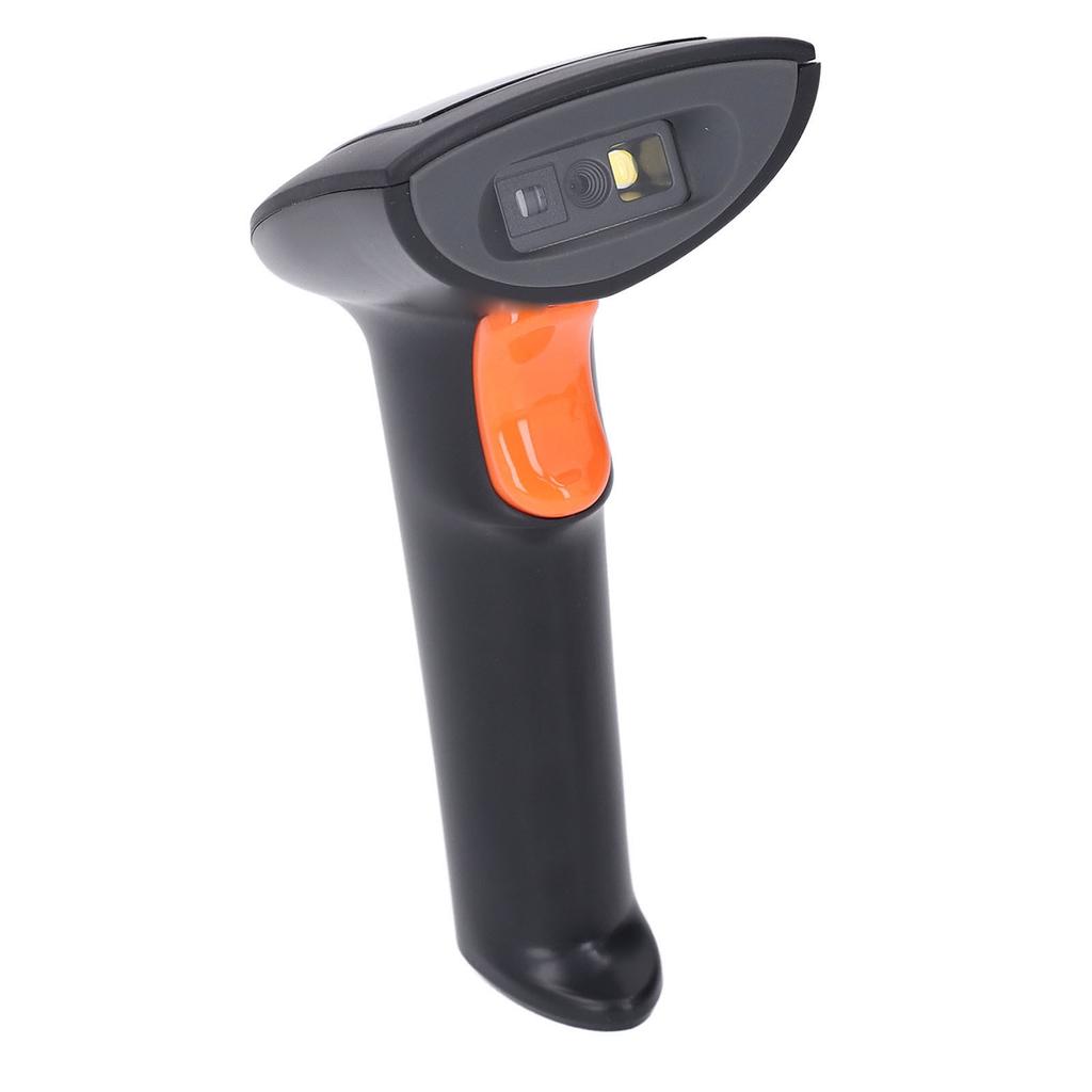 1D 2D Barcodescanner 2,4G BT USB Kabelloser und kabelgebundener Barcodeleser mit faltbarer Halterung für den Einzelhandel