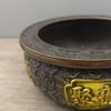 Incense Burner Brass Holder AntiqueStyle Censer for Collectors, Home Decor, Meditation, Tea