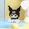 3D Kuromi Mini Cute Building Blocks Toys Kawaii Anime Figure Puzzles Model Kit