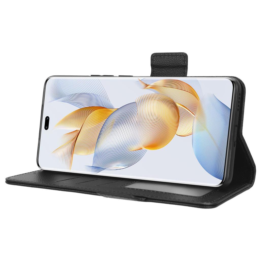 Honor 90/90 Pro Leather Phone Case with Card Slot, Stand, and Magnetic Closure