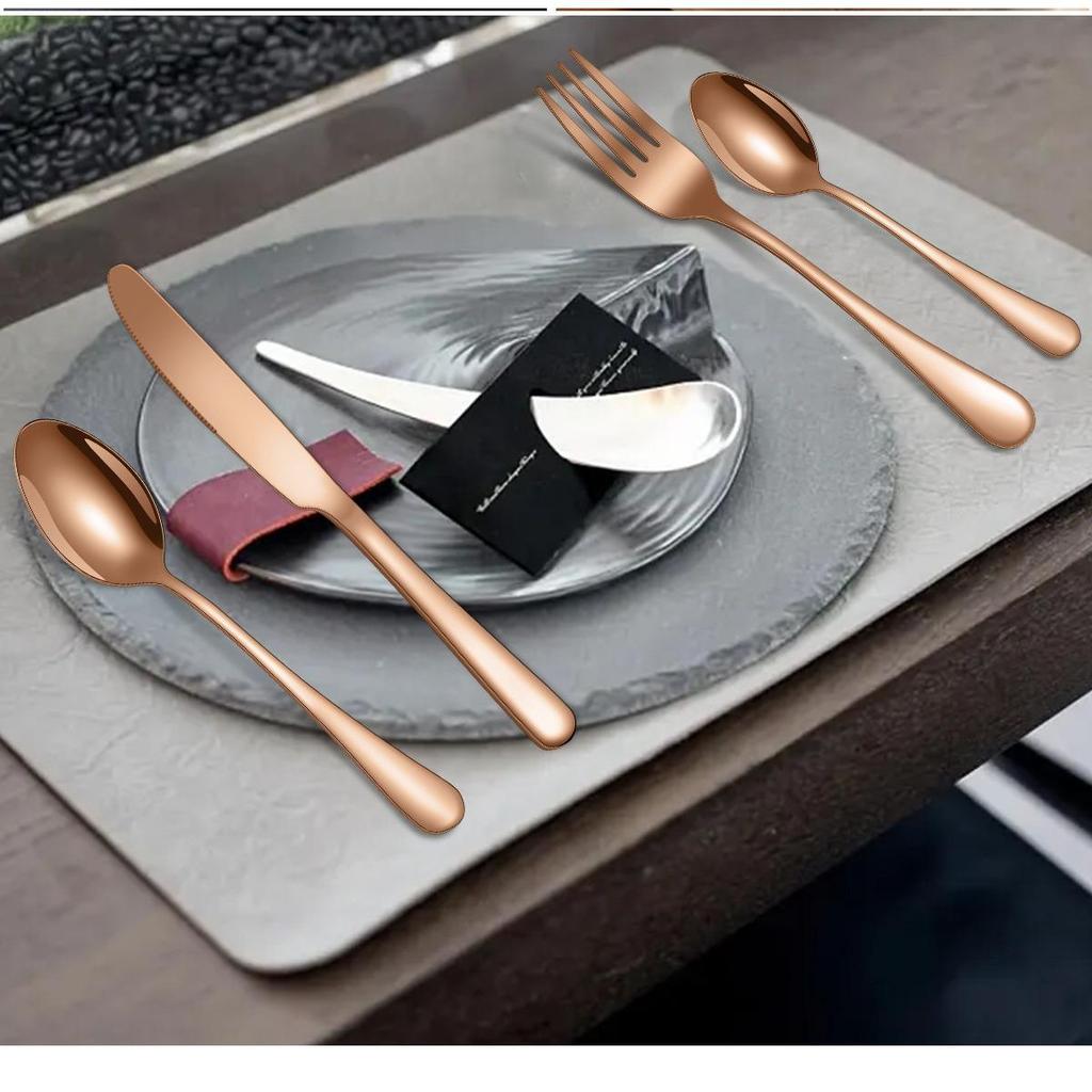 Popularne zastawy stołowe ze stali nierdzewnej 1010, nóż, widelec, zestaw łyżek, 24-częściowy zestaw/16-częściowy zestaw, zachodnia zastawa stołowa jest tania