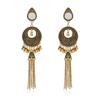 Vintage Indian-style Earrings Chain Tassel Vintage Pagoda Pendant Earrings