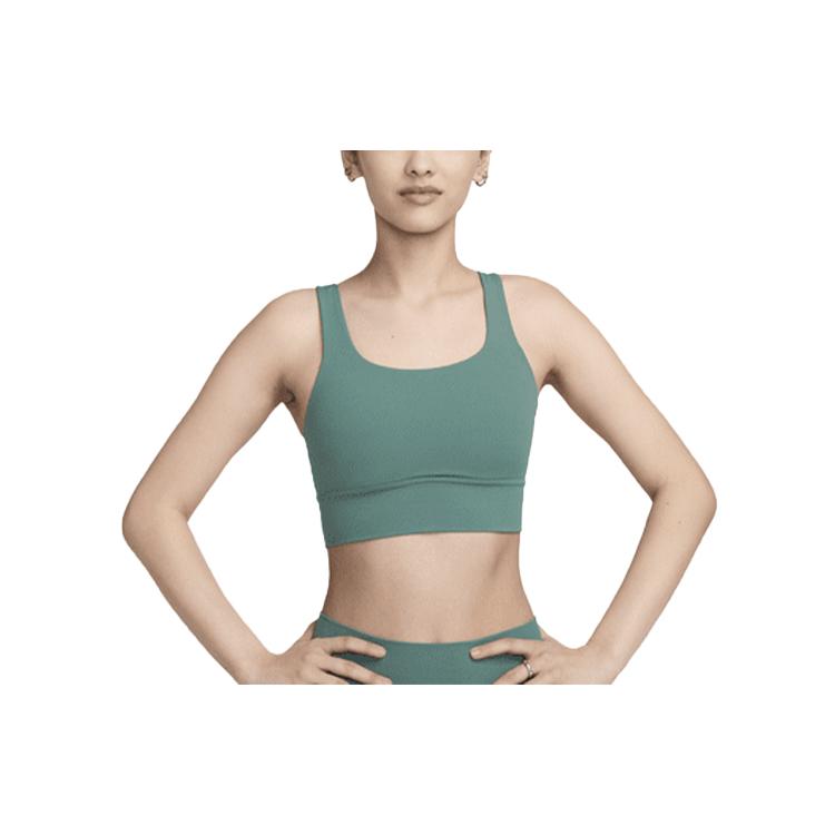 

New Nike Zenvy Longline Sports Underwear Women s Coastal Blue DO6620-361 S