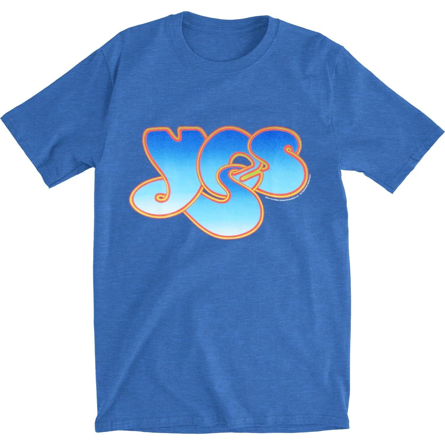 Men s Yes Yes Logo Slim Fit T-shirt Large Blue S