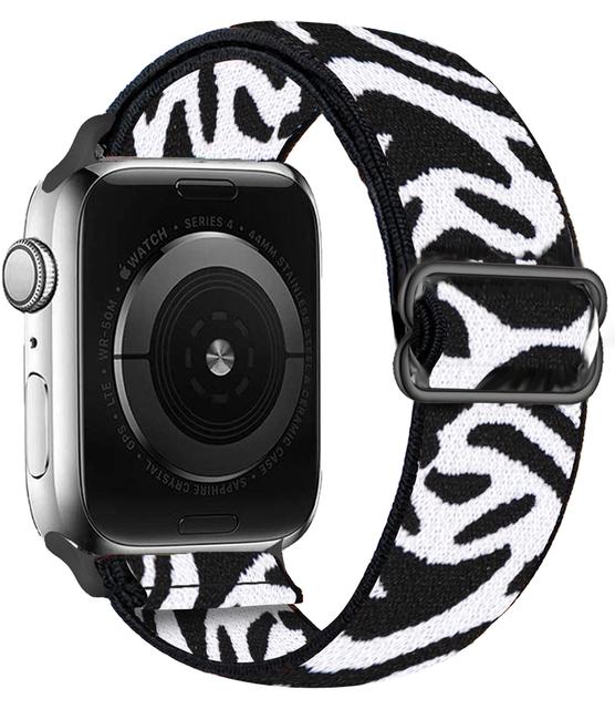 Elastische Nylonband voor Apple watch 10 band 44mm 40mm 49mm 45mm 41mm 46mm correas armband iWatch serie 3 5 6 se 7 8 9 ultra 2