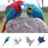 Creative Polyethylene Artificial Parrots Imitation Bird Model Home Outdoors Garden Wedding Decoration Ornament DIY Party Use