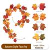 Halloween Maple Leaf Vine Wall Hanging for Christmas and Harvest Festival