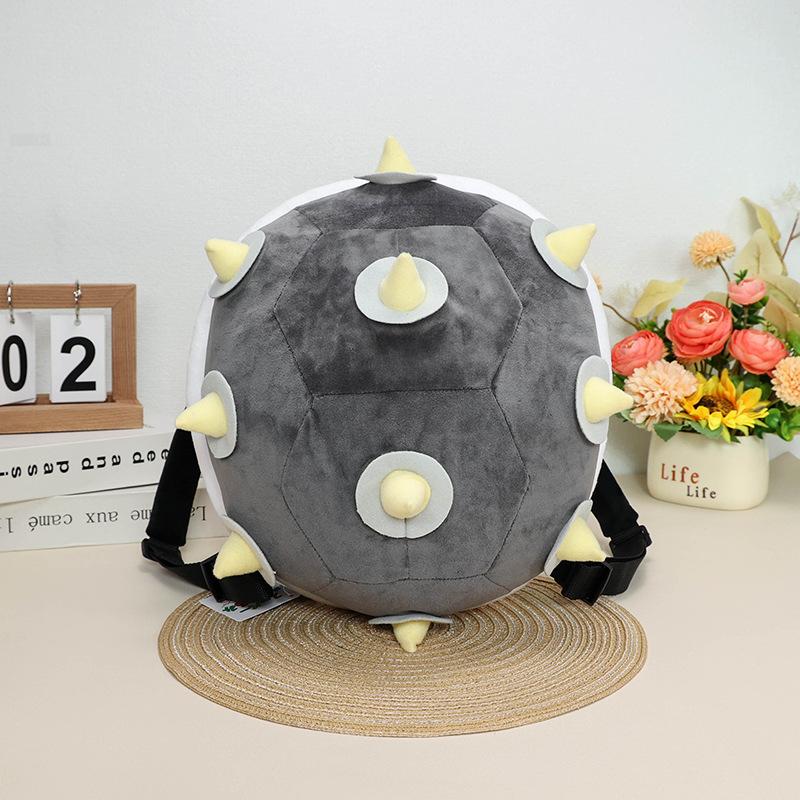 Mario Super Bros Plush Backpack Turtle Shell Bag For Kids Comfortable And Cute