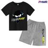 Summer Kids Ninjago T-shirt Set Boys' Clothing  Leisure Cotton PikachuShort Sleeve Preschool 3-12 Girls' Cartoon Animal Print