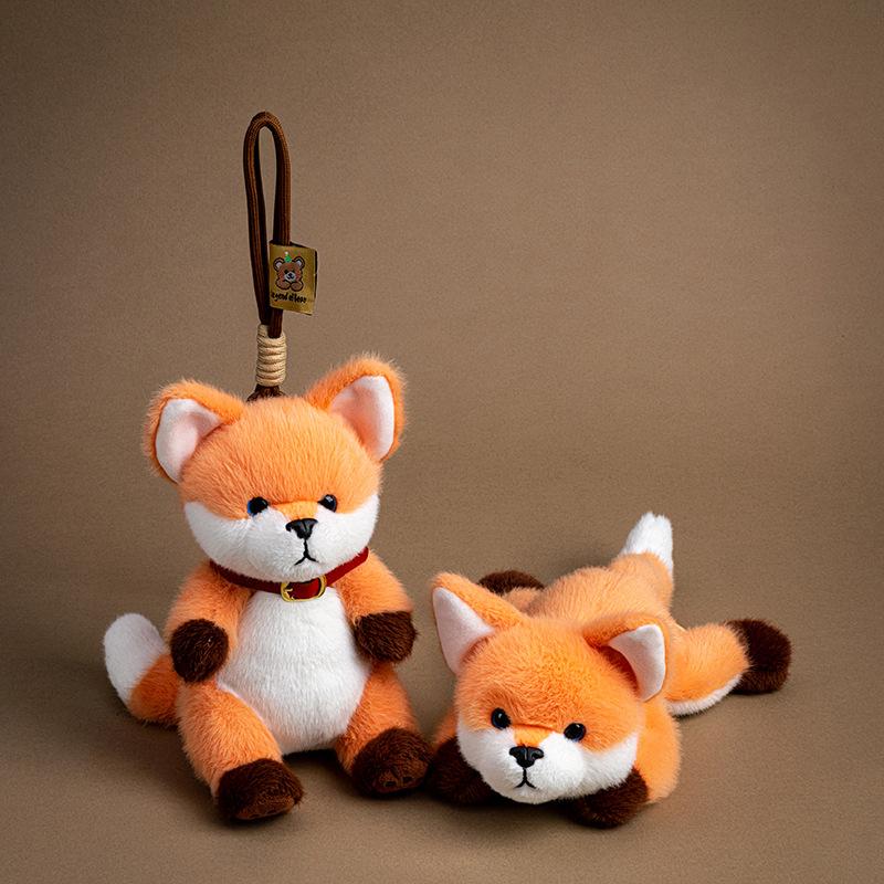 Palm Treasure Series Plush Toy Doll Cute Hippo Simulation Animal Children's Cartoon Doll Keychain