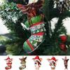 Xmas Gremlins Santa Hat Socks Dog Honeycomb Ball Christmas Tree Pendant Christmas Party Decorations Children Christmas Gift