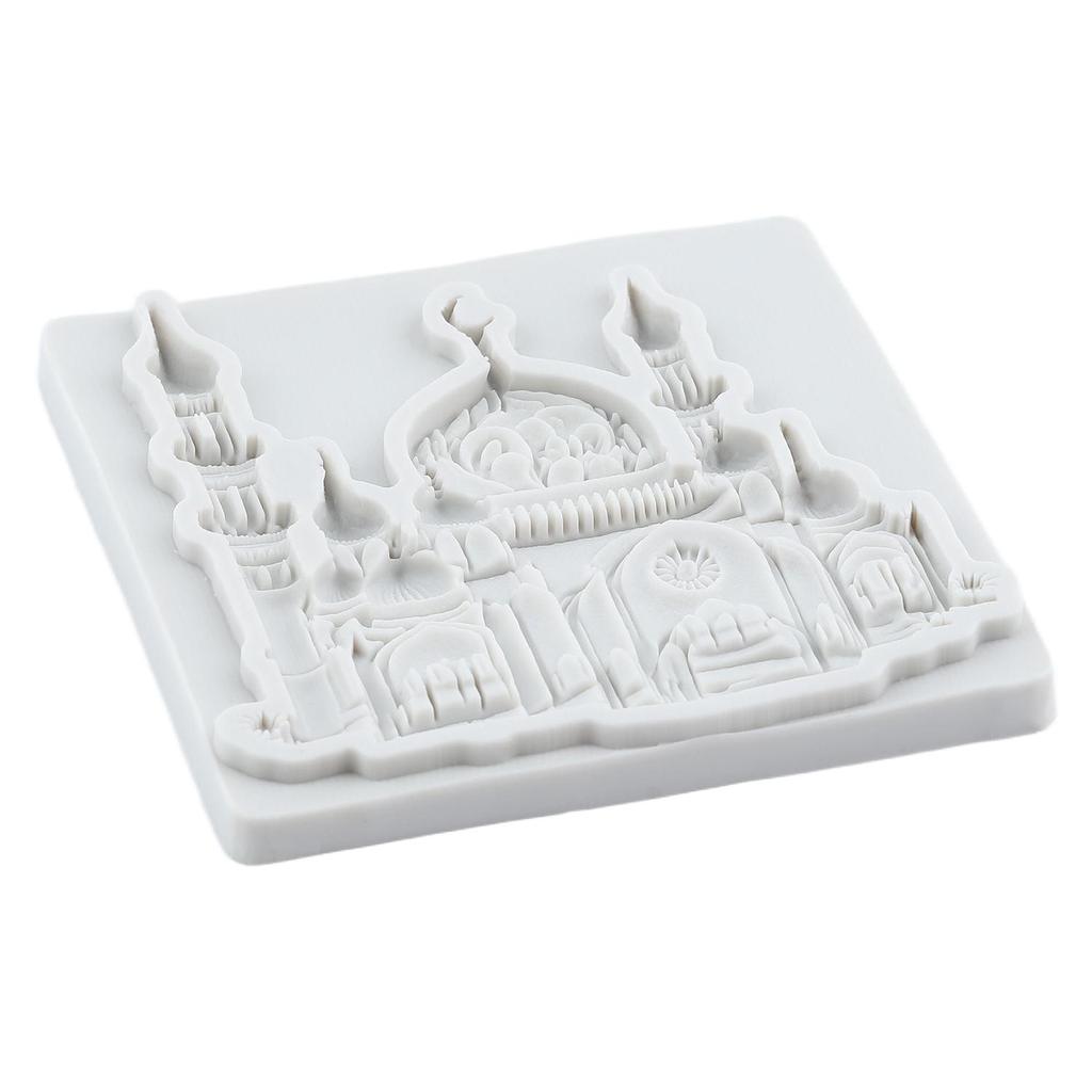 Castle Silicone Molds Princess Castle Fondant Mold Cake Decorating Tools Cupcake Topper Candy Chocolate Gumpaste Mold