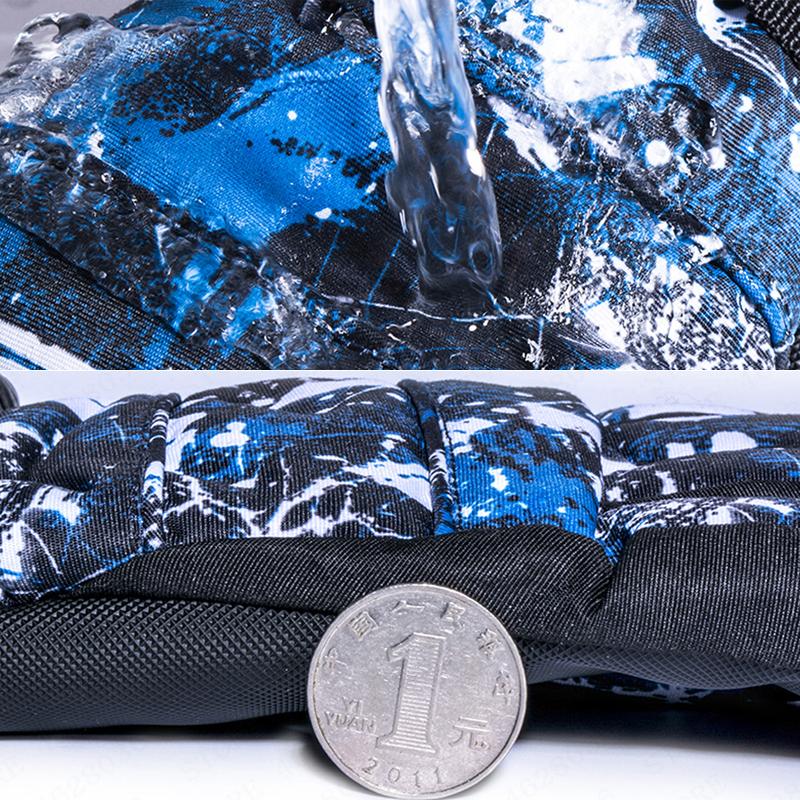 Herr Dam Barn Skidhandskar Vinter Snö Förtjockad Varm Ultralätt Vattentät Snowboard Handskar Motorcykel Snöskoter Ridning Camping