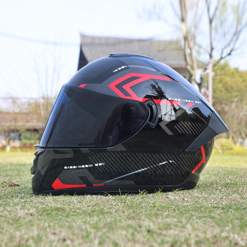 701-LVS-Motorcycle helmet, men's and women's dual mirror full helmet, four season couple motorcycle helmet