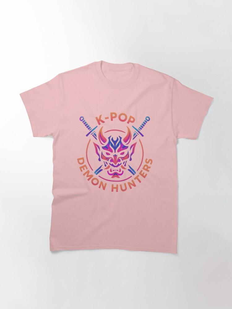 Logo Musikalischer Fächer KPop Dämonenjäger T-Shirt 2026 Sommer Herren Damen Luxus Mode Baumwolle Übergroßes T-Shirt Streetwear Y2K