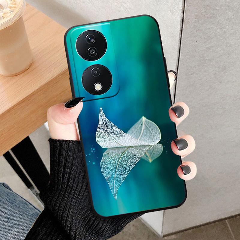 For Honor 90 Smart Phone Case Fashion Back Cover For Honor X7B Play 8T 50 Plus 5G Case Soft TPU Silicone Shell Funda Coque